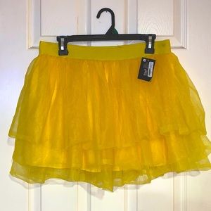 Spirit Halloween Store Yellow Tutu Skirt